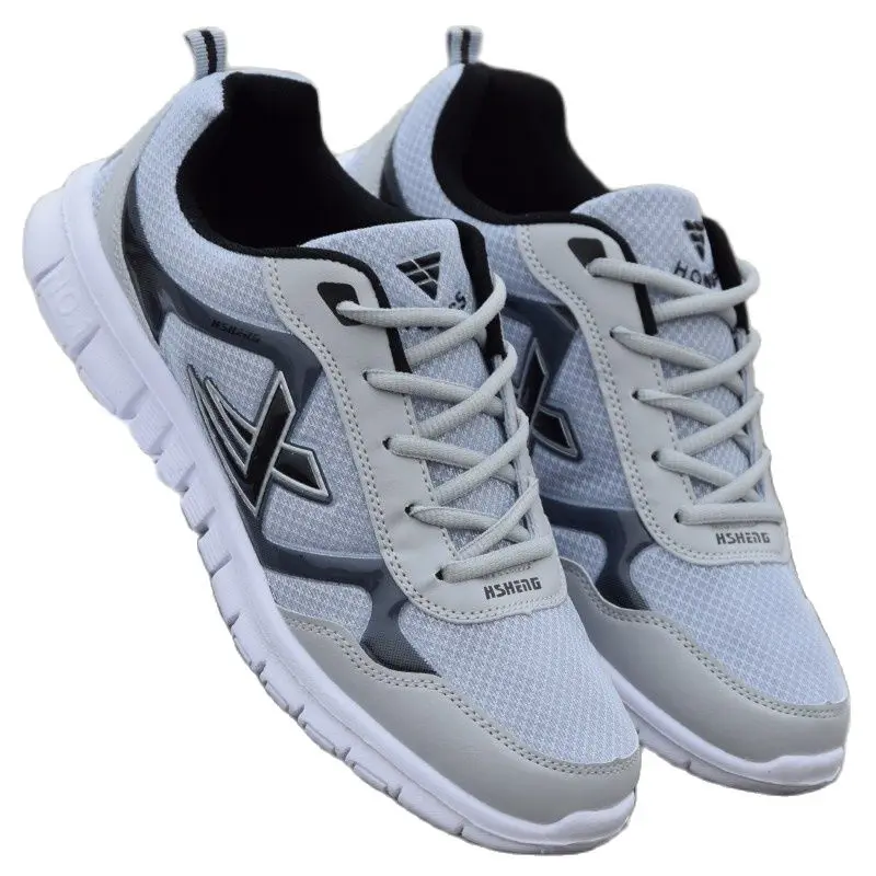 Новинка Мужская повседневная обувь из сетчатого материала на шнуровке Легкие