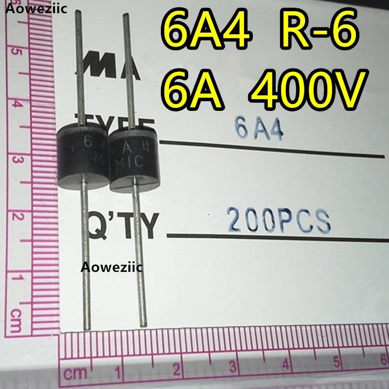 6A05 6A1 6A2 6A4 6A6 6A8 6A10 R-6 Диод выпрямителя 6A 50 в 100 200 400 600 800 1000 В 10A10 10A | Электронные