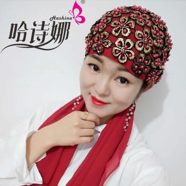 

Shiny Women Beauty Floral Pattern Gold Sequin Shawl Scarf Beading Arab Islamic Wedding Hijab Chiffon Modesty Headscarf Head Wrap