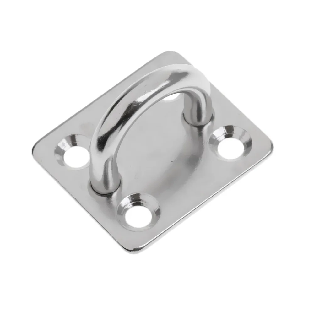Сверхмощный 304 Нержавеющая сталь квадратная накладка на глаза пластина тенты