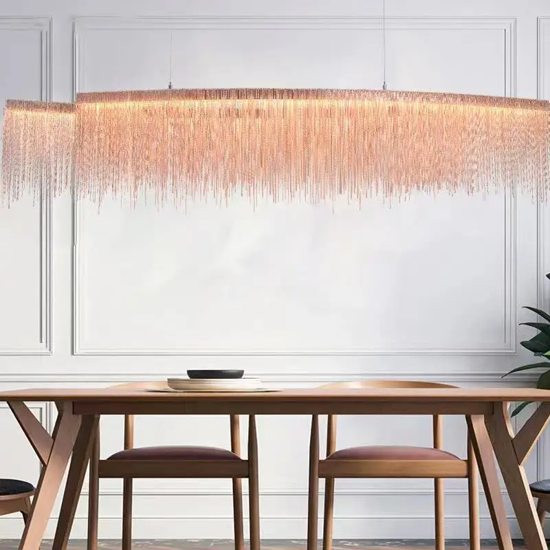 Люстра светодиодсветодиодный алюминиевая для гостиной ресторана чердака