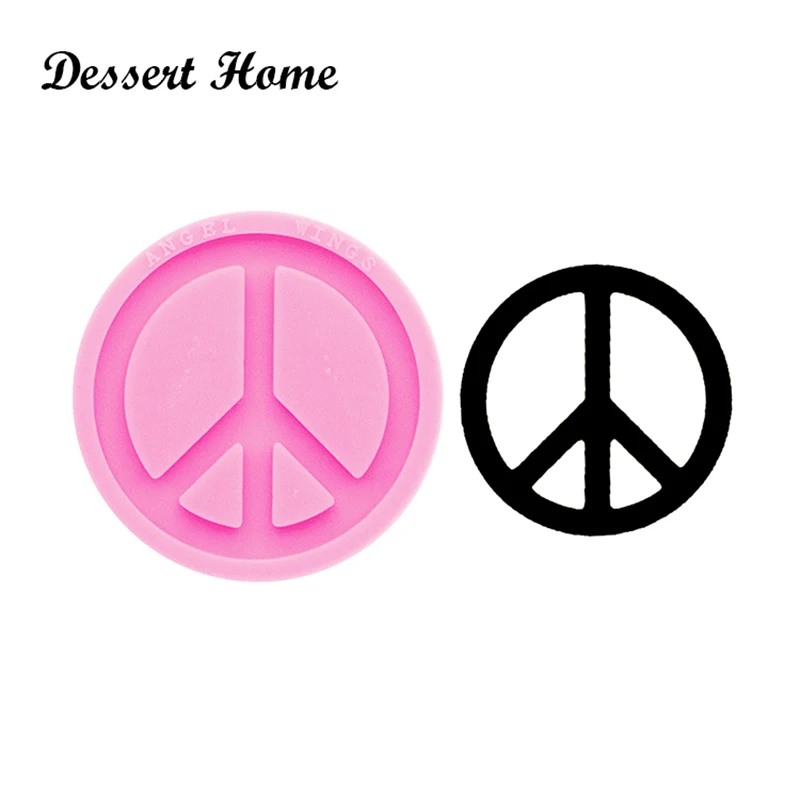 

DY0289 Shiny Peace sign Mold, Silicone Mould for Epoxy Resin, Keychain Molds, Resin jewellery making Customize