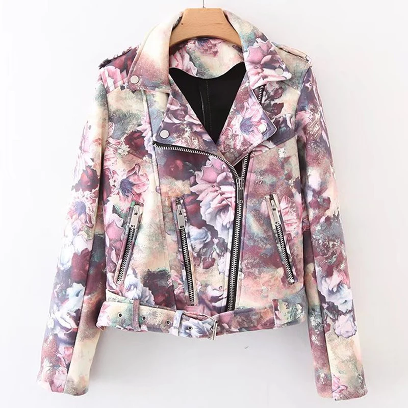 Новое поступление женские автомобильные кожаные куртки модная Милая Женская