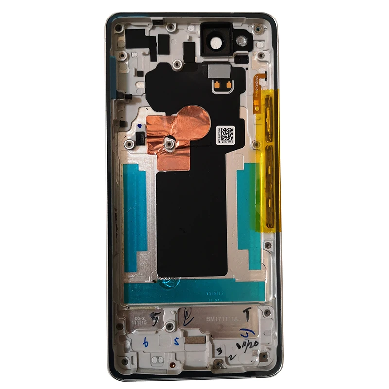 ZUCZUG металлический 5,0 дюймовый задний корпус для Google Pixel 2, чехол на батарейку, чехол на дверь с боковыми клавишами+ объектив камеры+ светильник-вспышка