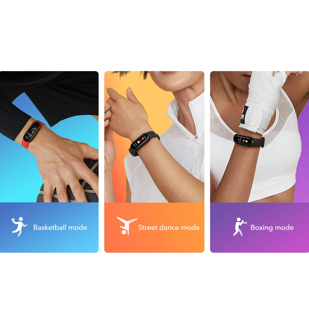 

Xiaomi Mi Band 6 Smart Bracelet 5 Color AMOLED Screen Miband 6 Blood Oxygen Fitness Traker Bluetooth Waterproof Smart Band
