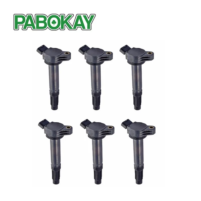 

Pack of 6 Ignition Coils For Toyota RAV4 Camry Lexus ES350 3.5L V6 UF487 C1601 UF-487 90919-02255 610-58719 90919A2007