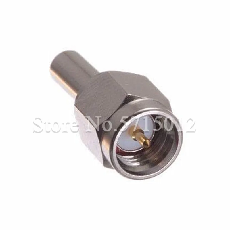 

5pcs SMA-J1.5 Radio-frequency Connector SMA Male Nickel Plated Plug Socket Connect RG174 RG316 Electric Cable Adapter