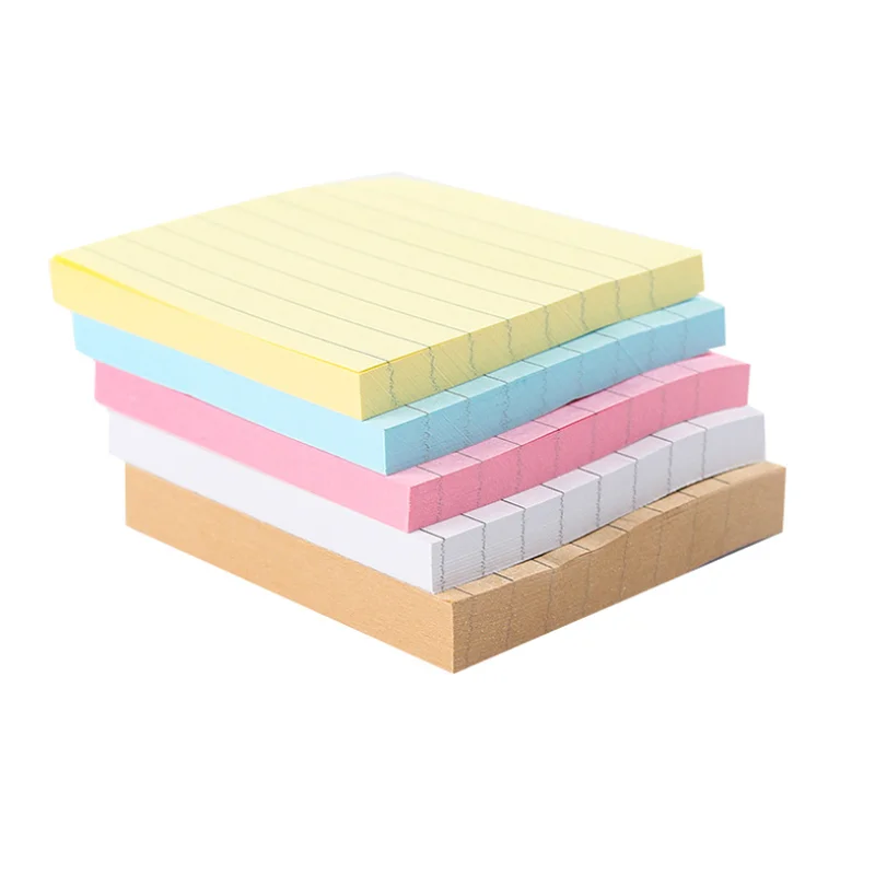 

80 pages Cute Kawaii Memo Pad Plaids And Lines Note Sticky Paper Stationery Planner Stickers Notepads Office School Supplies
