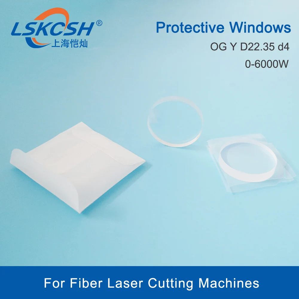 LSKCSH 20Pcs/Lot Fiber Laser cutting machine protective window protecting glass for P0589-360-00002 1064nm D22.35*d4 | Инструменты