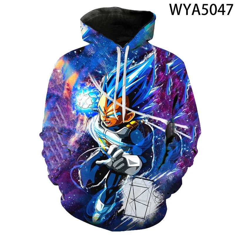 

Весна-Осень 2021 мужская толстовка с 3D принтом японского аниме Гоку детская модная Повседневная Толстовка Пальто