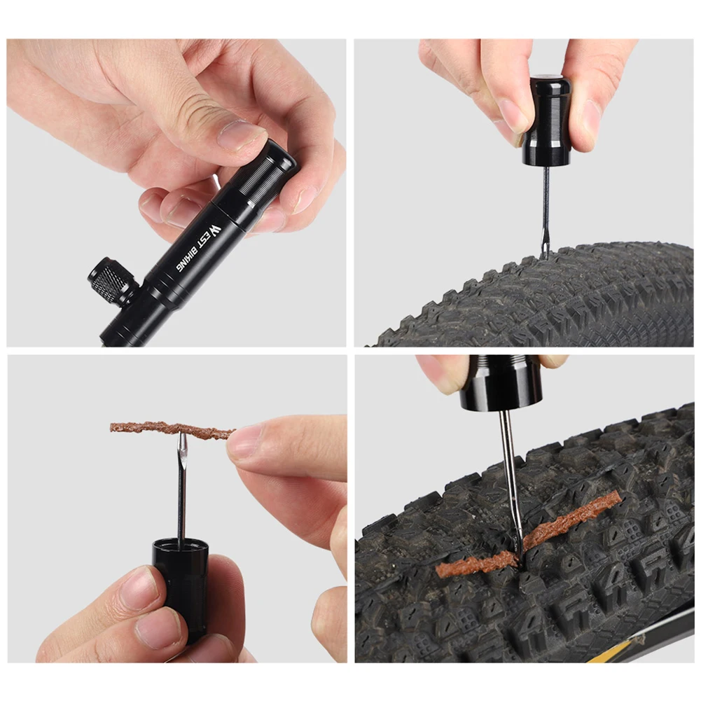 

Portable Road MTB Mountain Bike Pump Cycling Mini CO2 Pump Bicycle Tire Repair Tool for Schrader Presta Valve Accessories