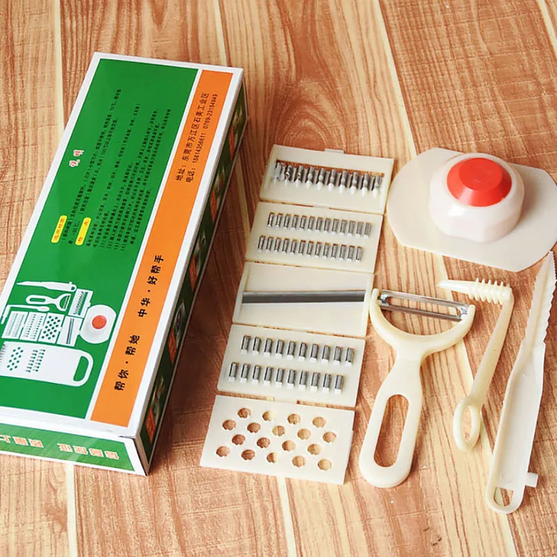 Высокое качество 11 шт./компл. многофункциональный измельчитель фруктов и овощей