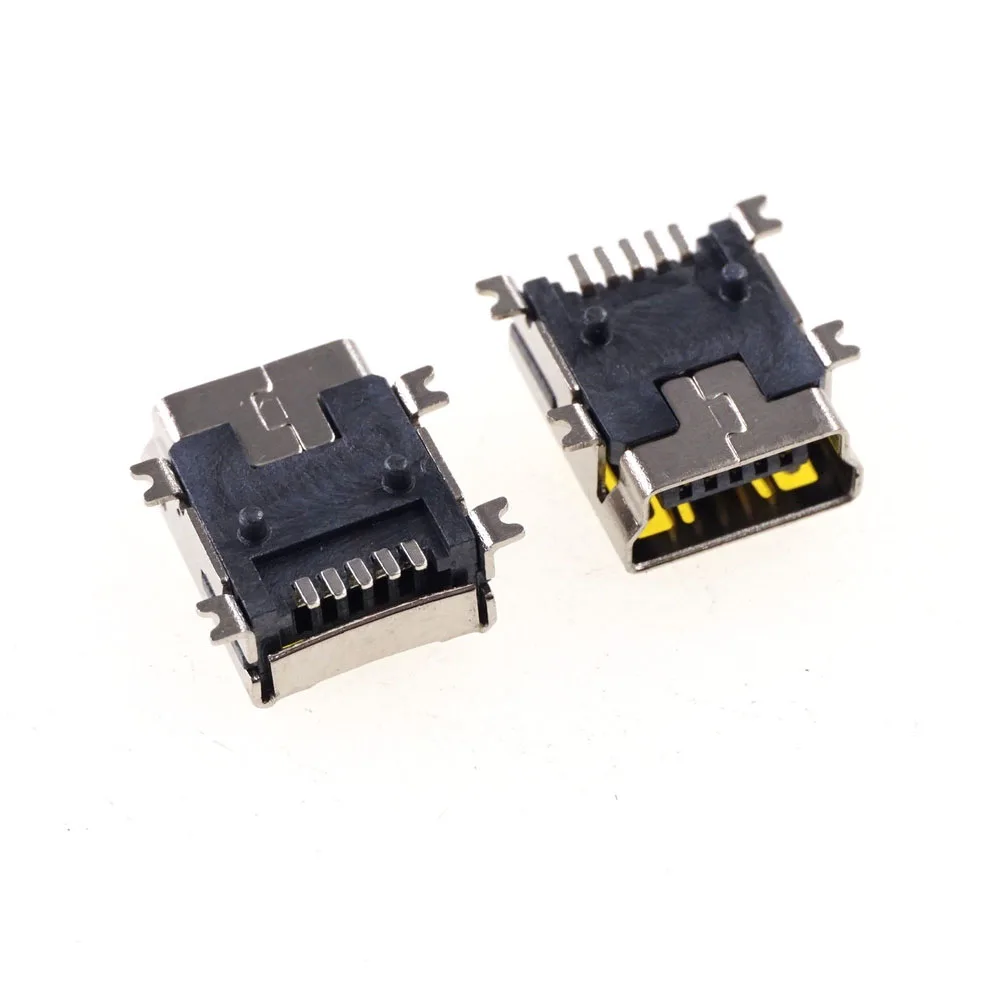 1000 шт./лента и катушка мини USB разъем 2 0 B F 5-контактный Гнездовой прямой угол SMD /SMT