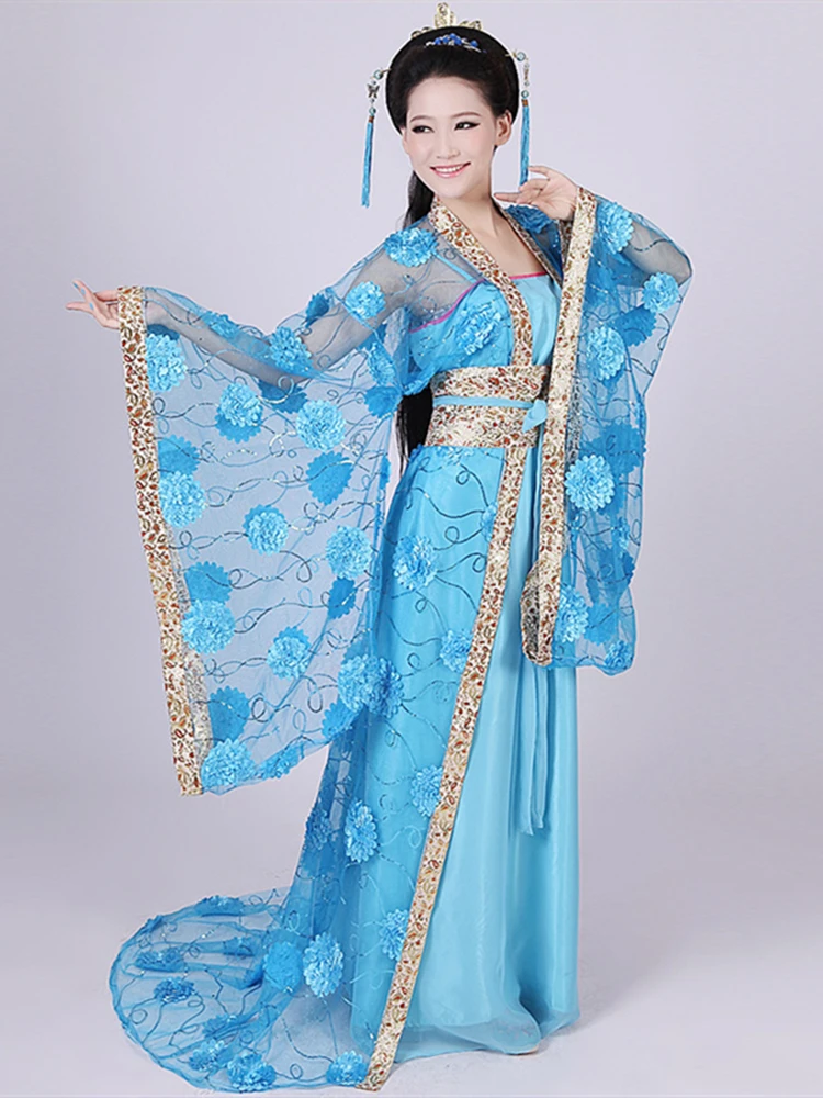 

Chinese Traditional Dresses for Women Hanfu Dress Fairy Dresses Dance Costume Festival Clothing Tang Dynasty Ancient Costume