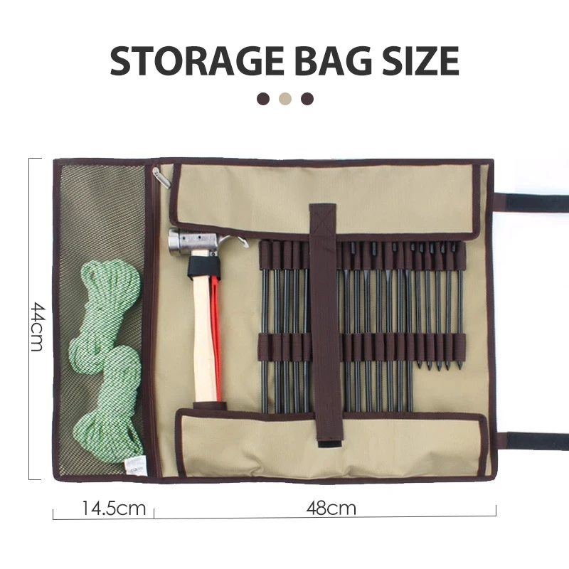 Onnfang Портативная сумка для ногтей кемпинга на открытом воздухе простой набор