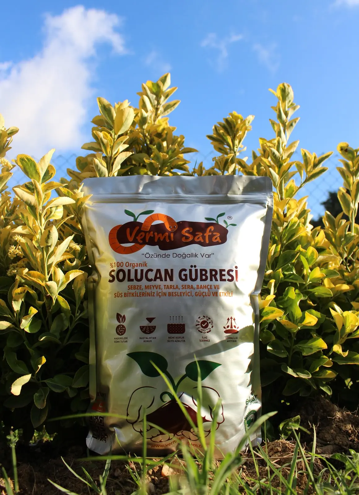 100 organic Vermisafa Solid Worm Gubresi 2 Kg Each Turn Field Greenhouse Bag Bahce Crops agaclarda Used. | Дом и сад
