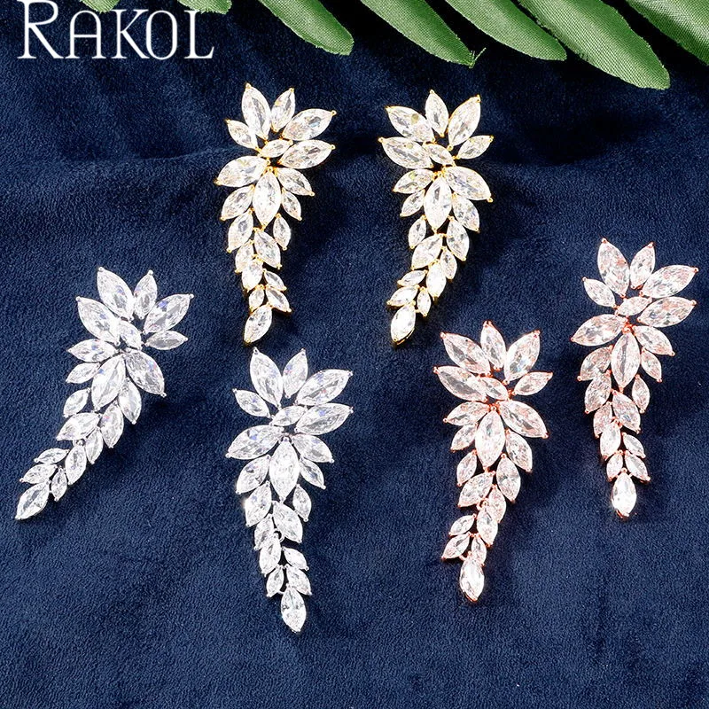 Женские длинные серьги-кисточки с фианитами кристаллами | Украшения и аксессуары