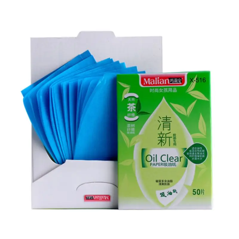 

Extract Oil Absorbing Face Paper Blue Film Deep Cleansing Tissue Acne Treatment Wipes Makeup Beauty Tool Travel Portabl NEW