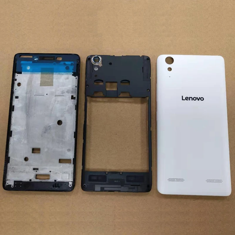 Корпус для lenovo A6010 K31 Передняя средняя рамка батарея задняя крышка с мощностью громкости Buttonsg запасные части