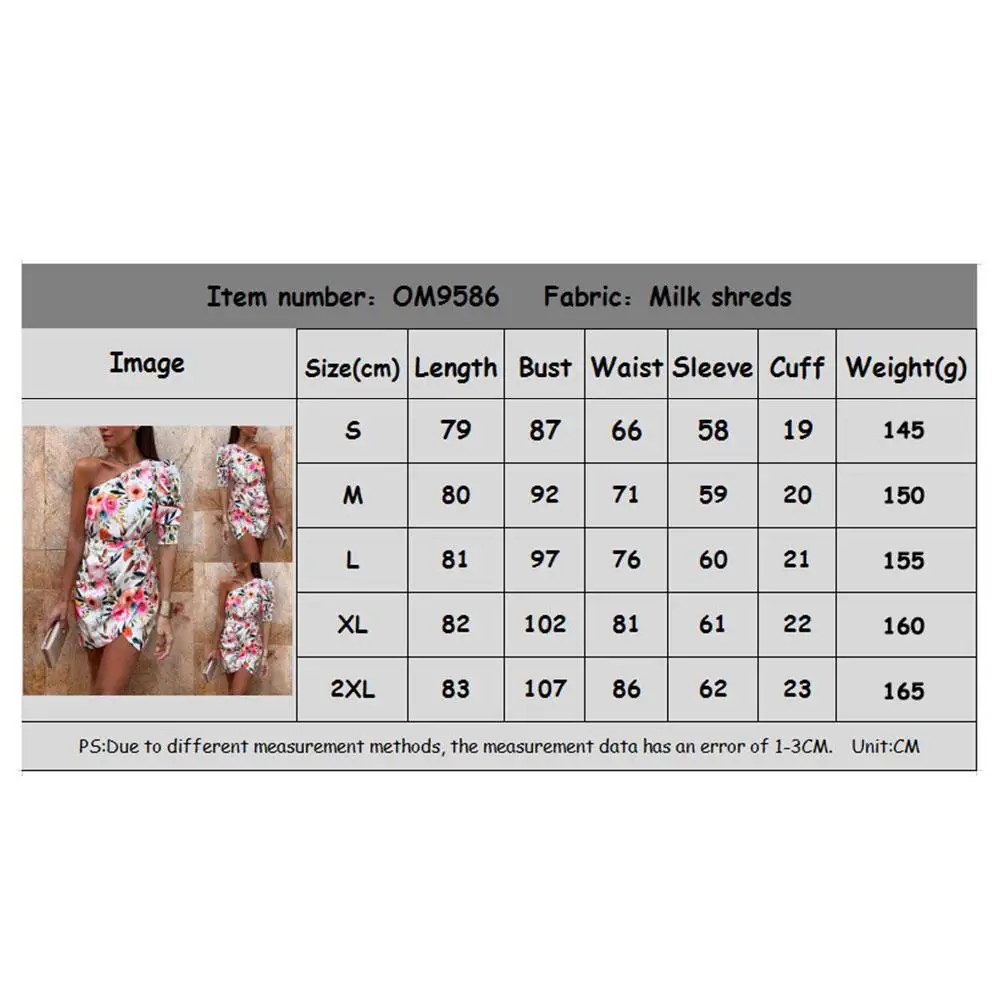 

2021 Fashion Summer Slim Dresses Package Hip Short Skirt Woman Dress Print Short Skirt Off Shoudler Dress Print Floral Dress