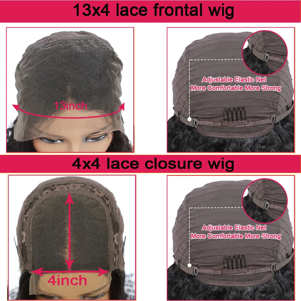 Объемных кудрявы волнистых Синтетические волосы на кружеве парики человеческих