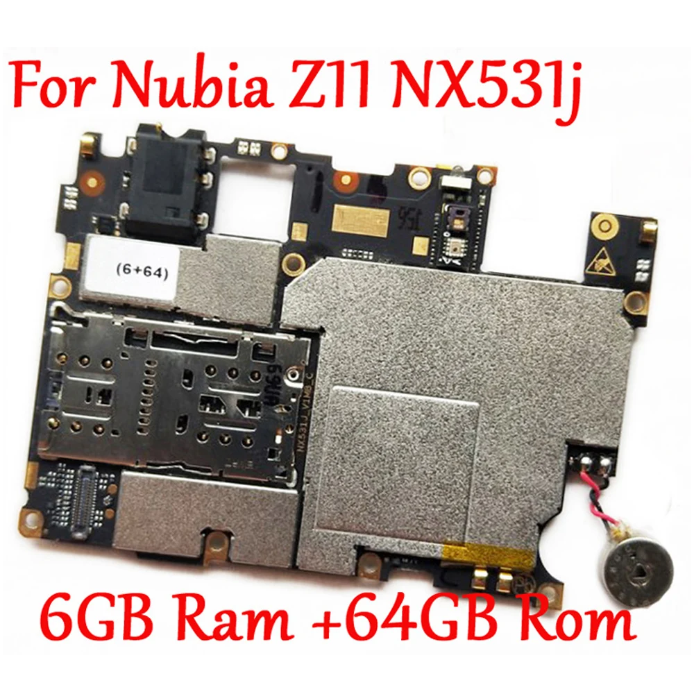 Оригинальная разблокированная материнская плата для ZTE Nubia Z11 NX531J системная