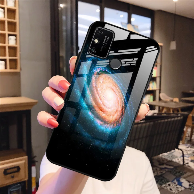 Чехол для Honor 50 чехол 10 Lite из закаленного стекла Huawei Nova 5T 10i 9 20 Pro 9A 9C 9X 8A 8S 8X Funda PC |