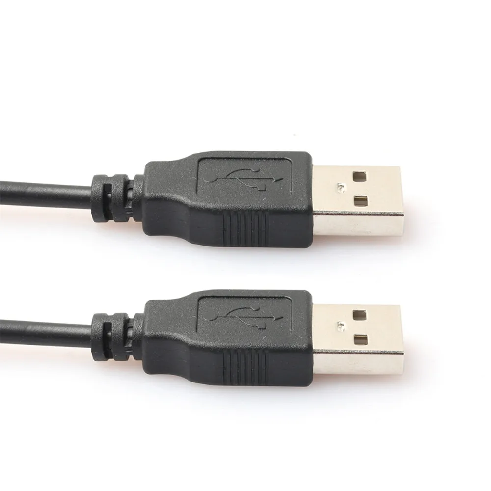 0,8 м Мини-кабель usb к usb 2,0 Тип папа к папа кабель черный оптовый поставщик дропшиппинг