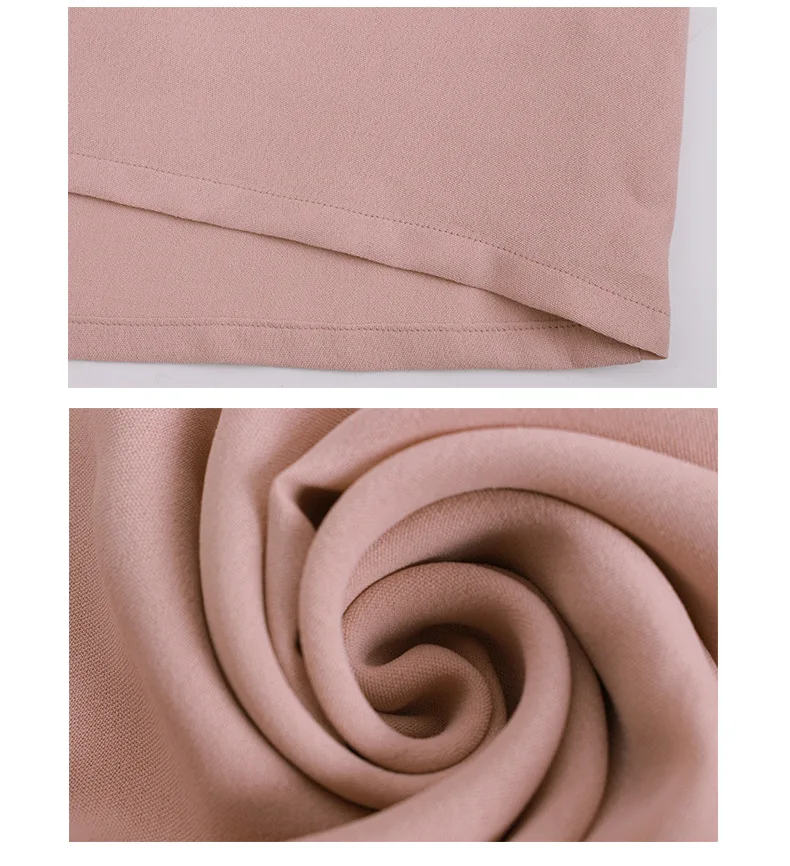 Женское шифоновое платье с длинным рукавом однотонное розовое в стиле преппи и