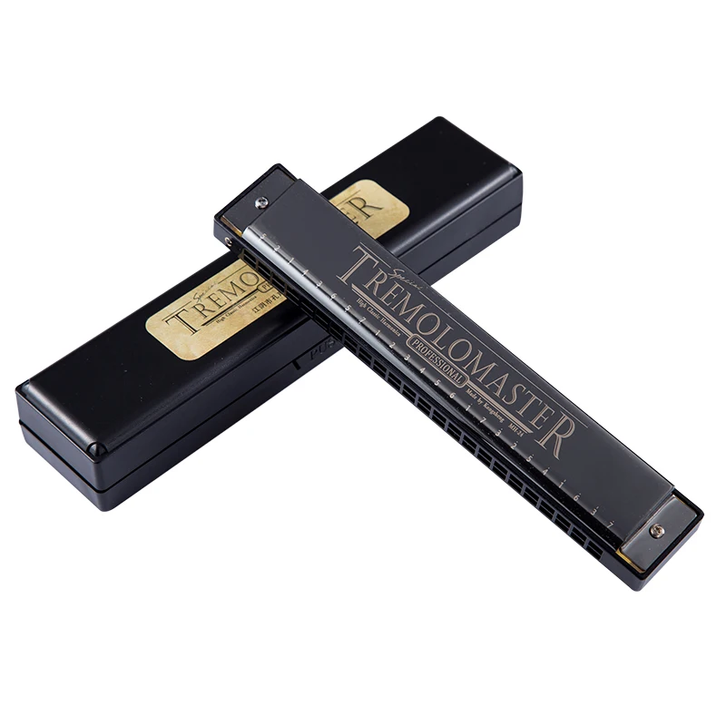 Губная гармошка Kongsheng с 24 отверстиями Ogan Key of C Tremolo губная Gaitas музыкальный