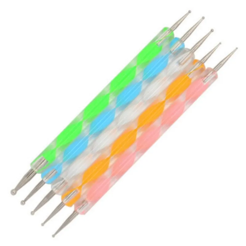 5 шт. профессиональная кисть для дизайна ногтей восковая ручка Стразы карандаш