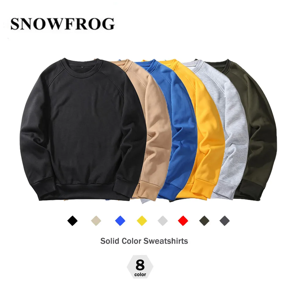 

Men Casual Hoodies Sweatshirt New Spring Solid Color Polyester Pullover Warm Hoodie Male EU Size