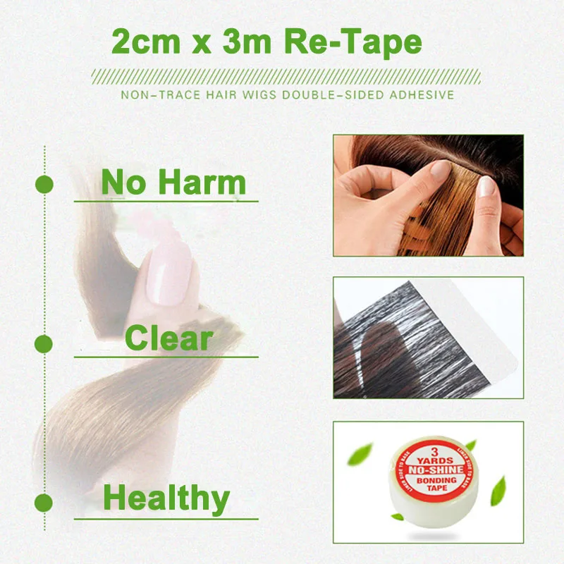 Лента двухсторонняя водостойкая для наращивания волос 2 см х 3 м |