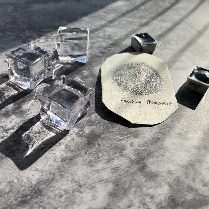 DIY перламутровые акварельные краски в наборе ручной работы Твердые aquarella acuarella Редкие Водные Цвета aquarella школьные принадлежности кавайи Verf