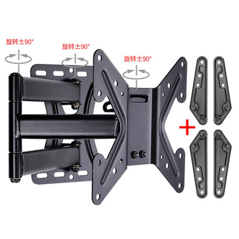 LCD-XD2373B Full Motion 2"-55" панель дисплея тв настенное крепление макс. VESA 400*400 мм загрузка 30 кг держатель монитора поддержка