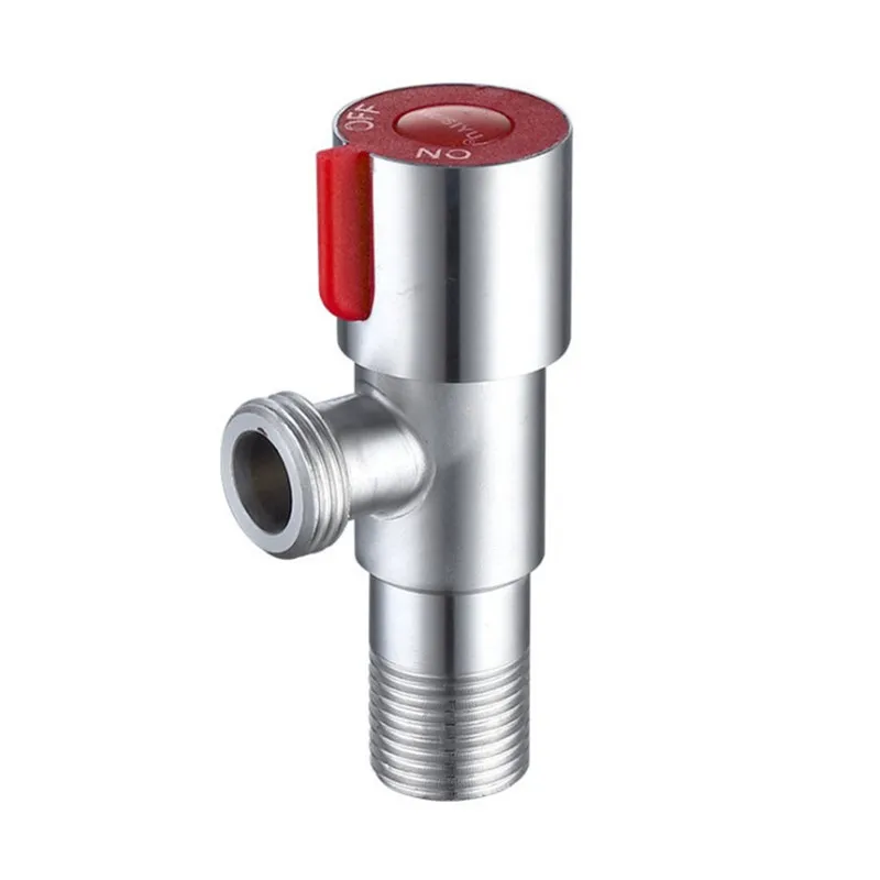 Угловой клапан матовый треугольный горячий и холодный угловой для воды