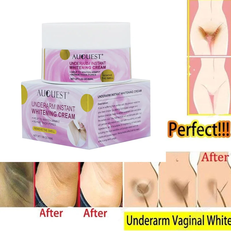 

AUQUEST Body Whitening Cream Underarm Armpit Knee Dark Spot Cream Skin Brighten Moisturizing Body Care Cosmetics for Women Men