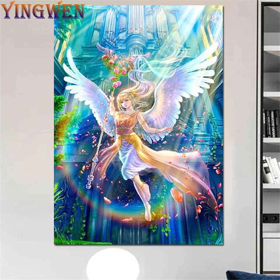 

5D DIY Diamond Painting Angel Fantasy Cross Stitch Rhinestones Full Diamond Mosaic Woman 3D Diamond Embroidery Home Decor Gift