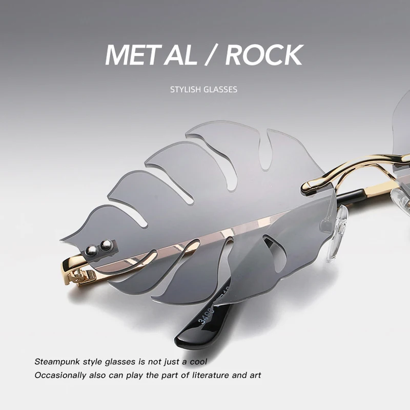 Солнцезащитные очки Zilead с забавными листьями для мужчин и женщин Популярные