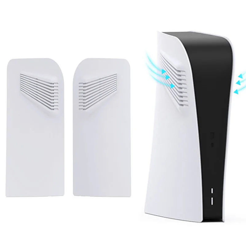 

PS5 Plates Hard Replacement Panels Faceplate Supper Cooling Shell With Hole For Playstation 5 Console Repair Case Skin Cover