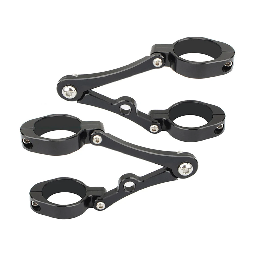 

2 PCS Motorcycle Headlight Mount Bracket Headlight Turn Light Mount Bracket for 39-41mm Fork Tube Universal Motorbike