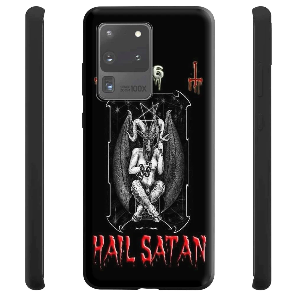 Пентаграмма 666 дьявольский сатанический чехол для Samsung Galaxy A5 A6 A9 M11 M21 M31 S21 S21S S30 M51 A02