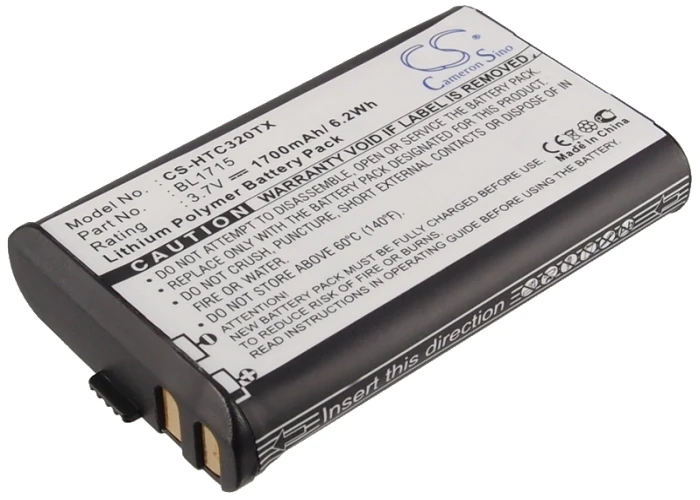 

Battery for HYT TC-320, TC-320U, BL1101, BL1715 3.7V/mA