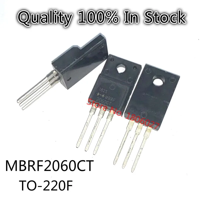10 шт./лот MBRF2060CT MBRF2060 diode 20A 60V TO-220F | Электронные компоненты и принадлежности