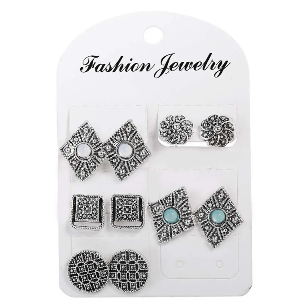 Винтажные серьги гвоздики для женщин Букле д 'ореиль ювелирные изделия в