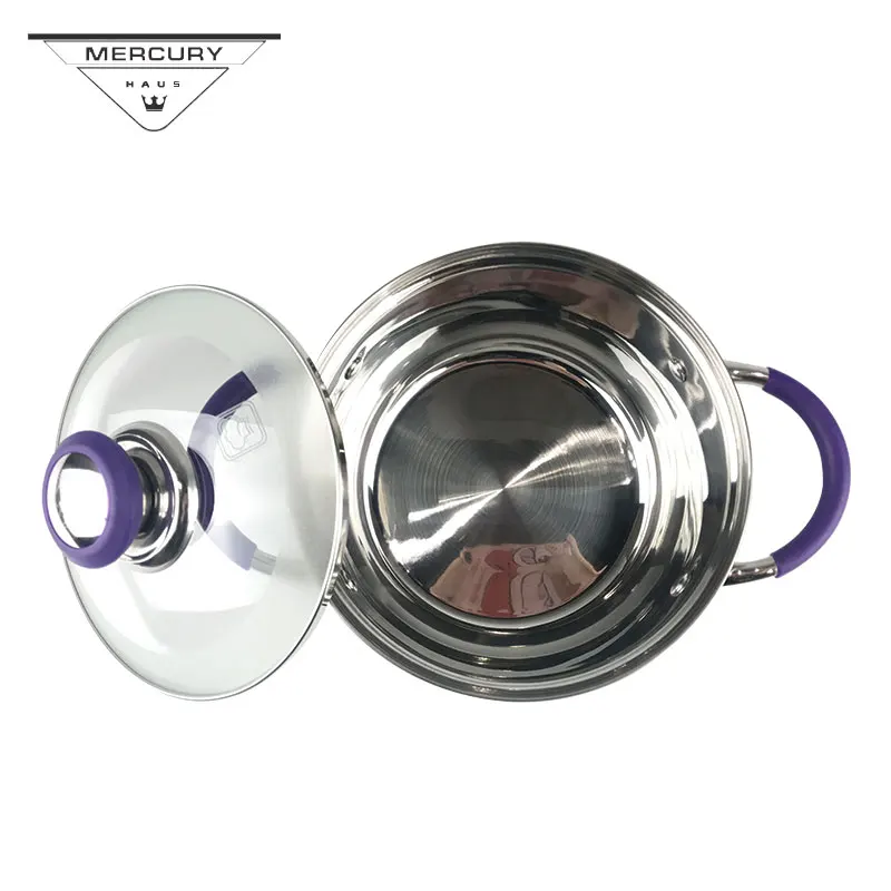 6PCS Stainless Steel Kitchen Casserole Saucepan Pot Set Cookware Induction Cooker Kitchenware Sets | Дом и сад