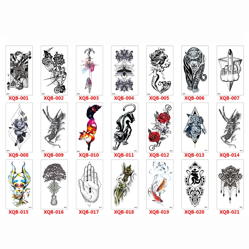 Новая маленькая Водонепроницаемая тату наклейка на всю руку символ тотем