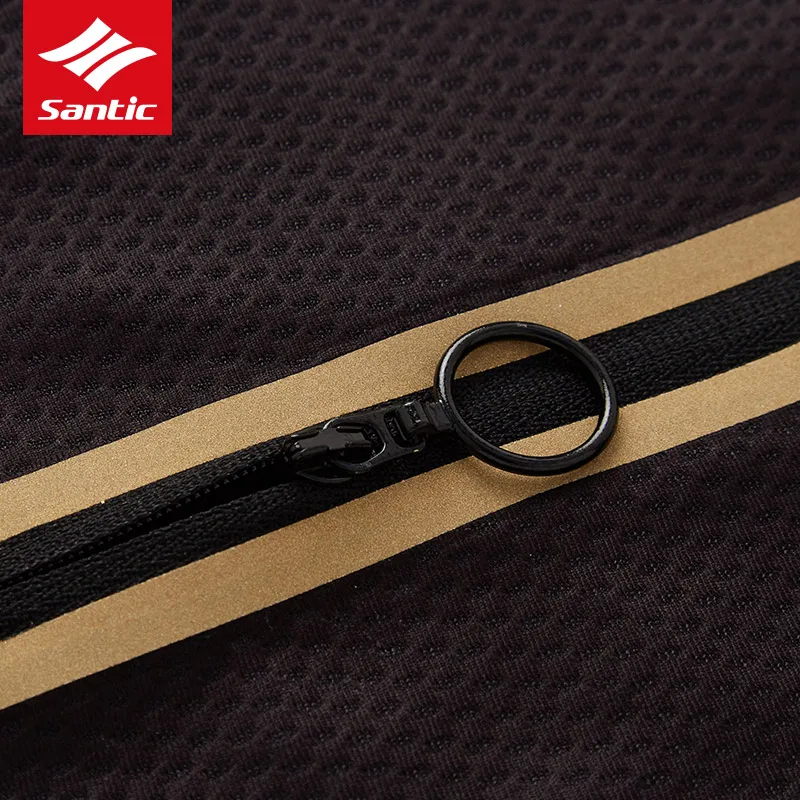 Новый Santic мужской ветрозащитный жилет для велоспорта светоотражающий без