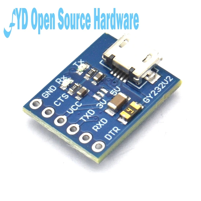 GY-232V2 MICRO FT232RL USB к ttl Модуль микроконтроллер последовательный загрузчик |
