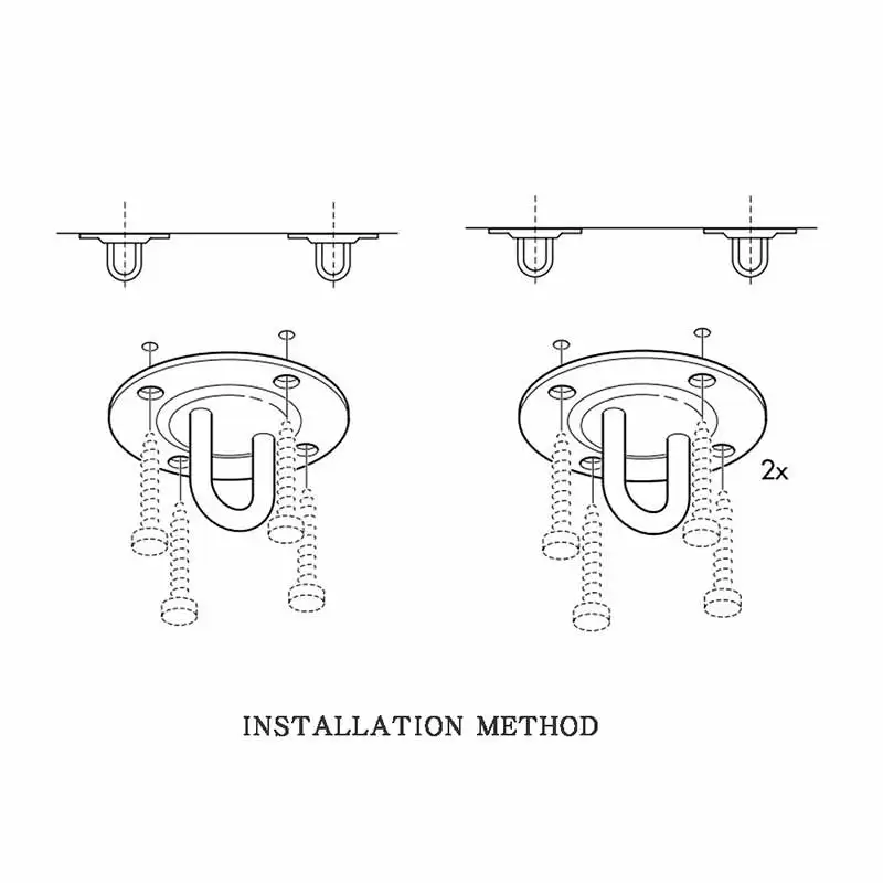 Оборудование для кронштейн крепления якорь подвесные ремни йоги Качели гамаки t